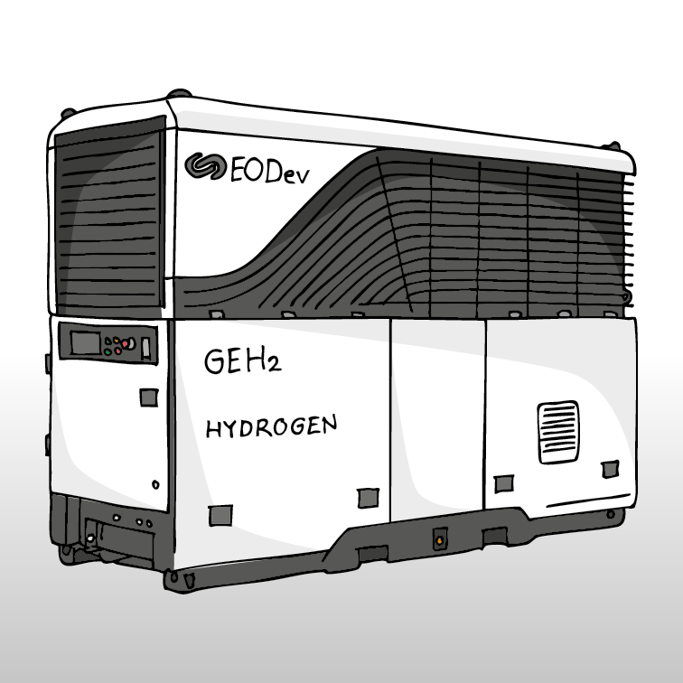 EODev GEH2 fuel cell generator