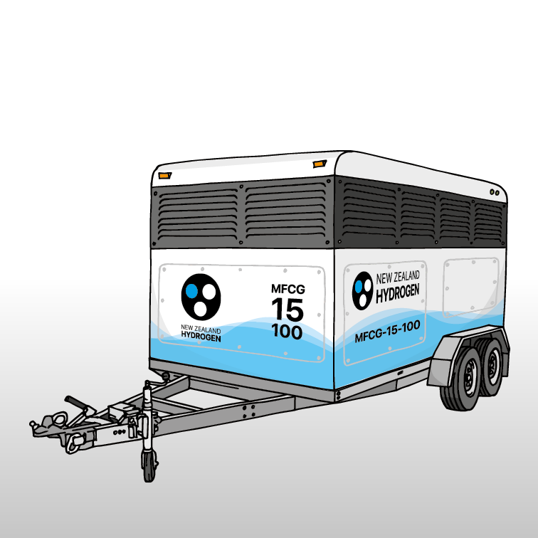 MFCG-15-100 mobile hybrid hydrogen power system